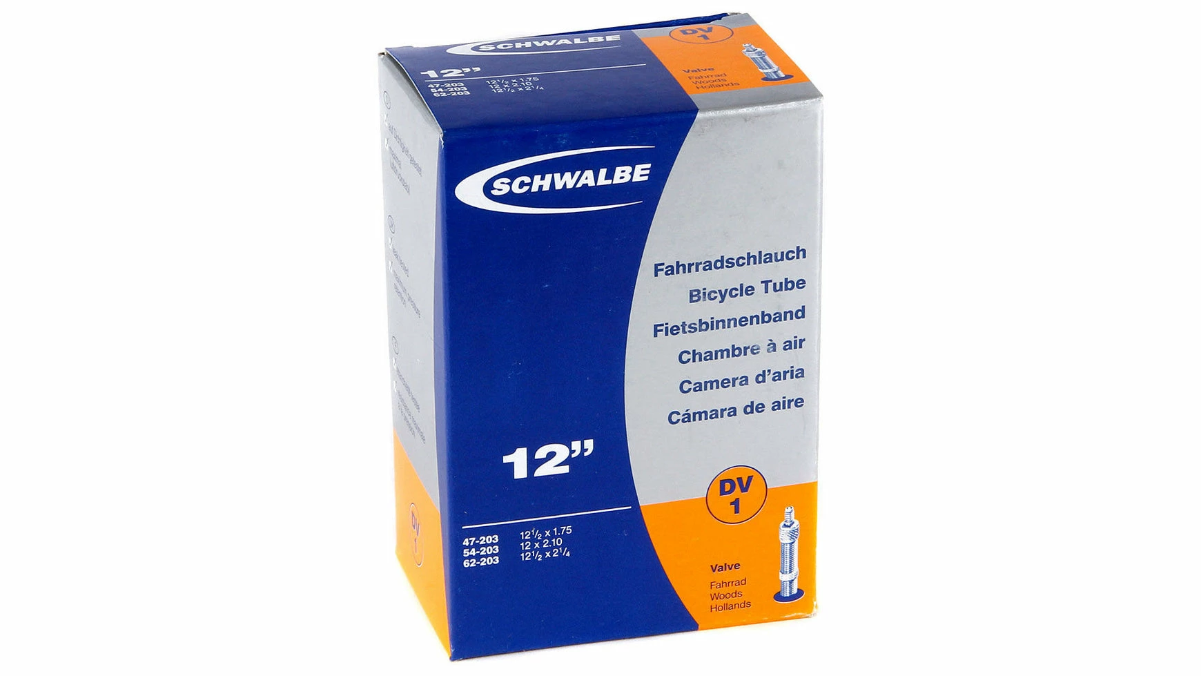 Schwalbe DV 1 Schlauch 12 Zoll 3 Schwalbe DV 1 Schlauch 12 Zoll